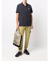 Stone Island Logo Patch Polo Shirt