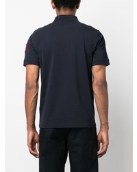 Moncler Logo Patch Short Sleeve Polo Shirt
