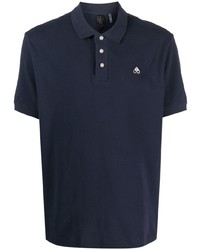 Moose Knuckles Logo Patch Short Sleeve Polo Shirt