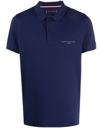 Tommy Hilfiger Logo Print Cotton Polo Shirt