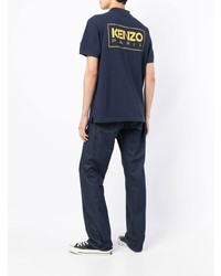Kenzo Logo Print Polo Shirt