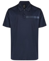 Armani Exchange Logo Stripe Polo Shirt