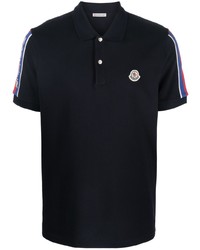 Moncler Logo Stripe Polo Shirt