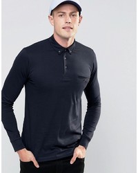 French Connection Long Sleeve Polo Shirt