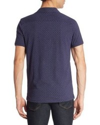 Zachary Prell Mays Geometric Patterned Polo