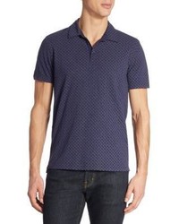 Zachary Prell Mays Geometric Patterned Polo