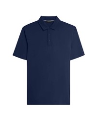 Bugatchi Mercerized Cotton Polo In Midnight At Nordstrom