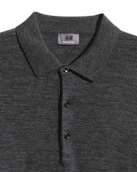 H&M Merino Wool Polo Shirt