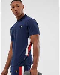 Farah Sport Mitchell Polo In Navy
