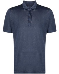 120% Lino Mlange Semi Sheer Polo Shirt