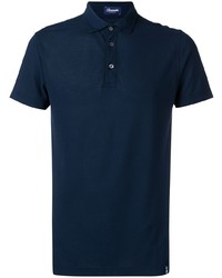 Drumohr Navy Polo Shirt