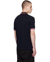 Fred Perry Navy Red Twin Tipped Polo