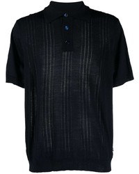 Nn07 Open Knit Wool Polo Shirt