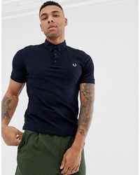 Fred Perry Oxford Polo In Navy