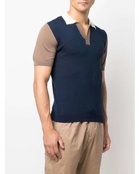 Daniele Alessandrini Panelled Cotton Polo Shirt