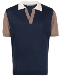 Daniele Alessandrini Panelled Cotton Polo Shirt