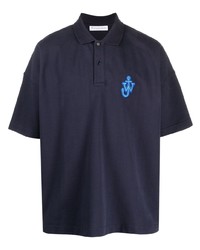 JW Anderson Piqu Logo Appliqu Polo Shirt