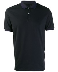 Emporio Armani Plain Button Polo Shirt