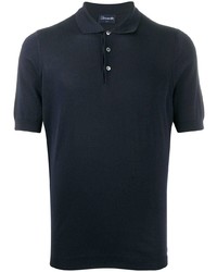 Drumohr Plain Short Sleeved Polo Shirt