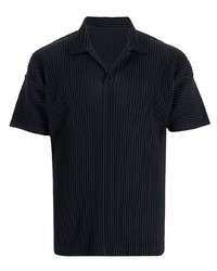 Homme Plissé Issey Miyake Pleated Short Sleeve Polo Shirt