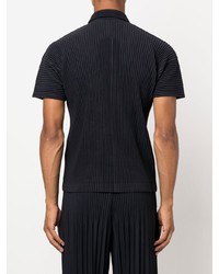 Issey Miyake Pliss Polo Shirt