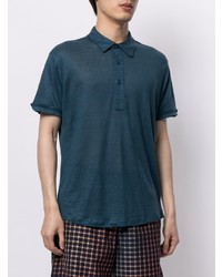 Orlebar Brown Pointed Collar Cotton Polo Shirt