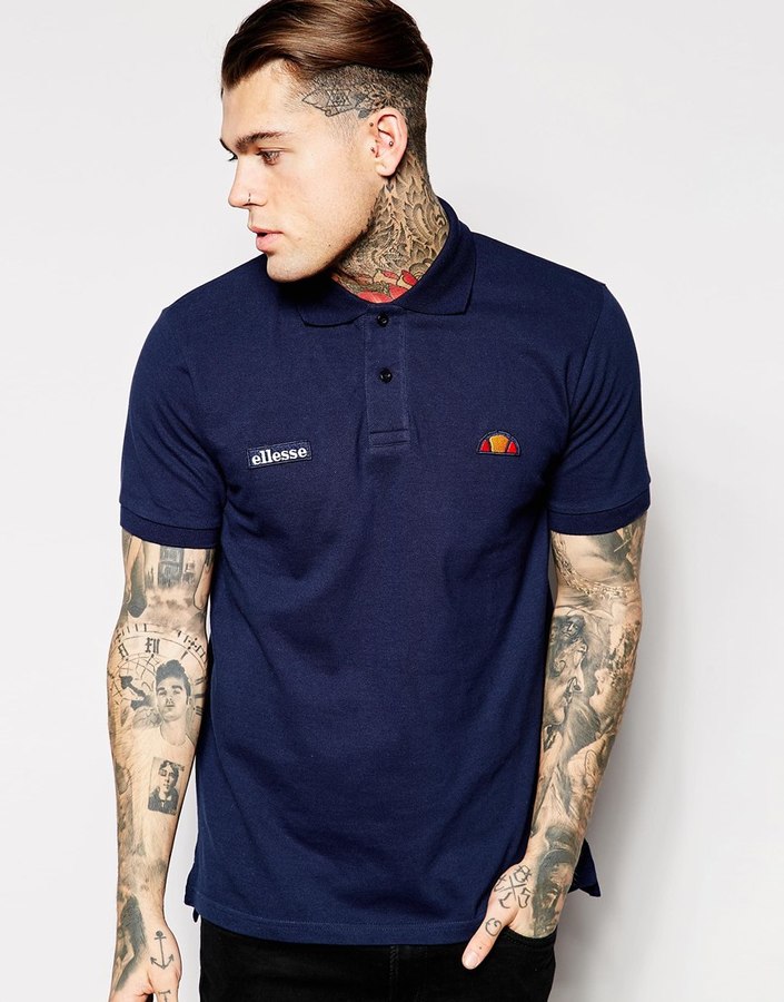 is er pion overhead Ellesse Polo Shirt With Classic Logo, $63 | Asos | Lookastic