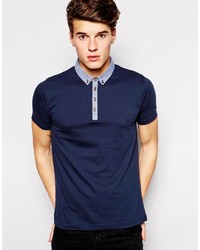 Brave Soul Polo Shirt With Contrast Detail