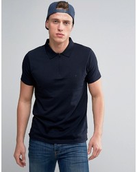 French Connection Polo Shirt With Rib Collar With Zip