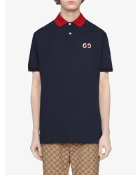 Gucci Polo With Gg Embroidery