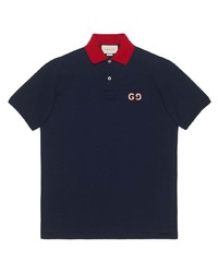 Gucci Polo With Gg Embroidery