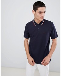 Calvin Klein Polo With Tipped Collar And Chest Logo