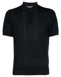 Corneliani Rib Knit Polo Shirt