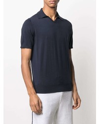 Brunello Cucinelli Rib Trimmed Cotton Polo Shirt