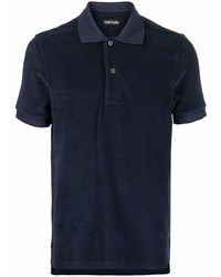 Tom Ford Short Sleeve Cotton Blend Polo Shirt
