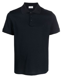 Saint Laurent Short Sleeve Cotton Polo Shirt