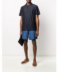 Brioni Short Sleeve Fitted Polo Shirt