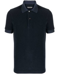 Tom Ford Short Sleeve Fleece Polo Shirt