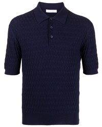 Cruciani Short Sleeve Knitted Cotton Polo Shirt