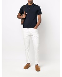 Sandro Short Sleeve Pointed Collar Polo Shirt