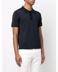 Sandro Short Sleeve Pointed Collar Polo Shirt