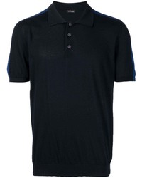 Kiton Short Sleeve Side Stripe Polo Shirt