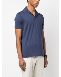 Colombo Short Sleeve Silk Blend Polo Shirt