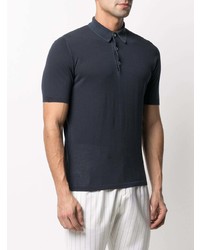 Eleventy Short Sleeved Cotton Polo Shirt