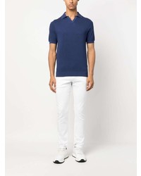 Fedeli Short Sleeved Cotton Polo Shirt