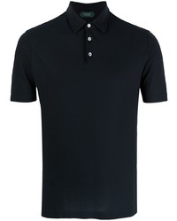 Zanone Short Sleeved Cotton Polo Shirt
