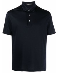 Ermenegildo Zegna Short Sleeved Cotton Polo Shirt