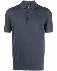 Brioni Short Sleeved Cotton Polo Shirt