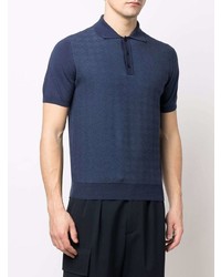 Canali Short Sleeved Polo Shirt