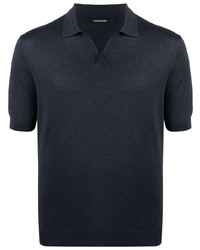 Tagliatore Short Sleeved Silk Polo Shirt